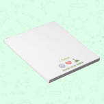 Peace Love Scienceメモ帳と名前をカスタムする ノートパッド<br><div class="desc">Peace Love Scienceのメモ帳でスタイルパーソナライズされたで整理を続ける！各40ノートは私たちユニークの目を引くデザインを備え、下の中央に印刷された平和のシンボル、ハート、化学実験イラストレーションを特徴としている。デザインの上には、名前をカスタムするを使用してパーソナライズする余地があり、メモ帳に個人touchを追加する。デザインと名前が合わさって、あなたのノートに完璧な署名を作る。このメモ帳は、学生、先生、または科学を愛し、ノートにパーソナリティを追加したい人にポップ・アートの最適である。</div>