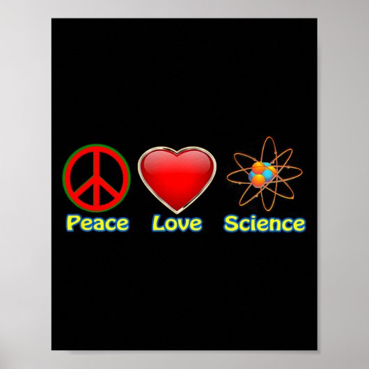 Peace Love Science  ポスター (正面)