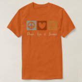 Peace, Love & Science Premium Tシャツ (デザイン正面)
