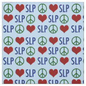 Peace Love SLP言語病理学 ファブリック (見本)