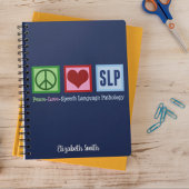 Peace Love Speech Language Pathology SLPカスタム ノートブック