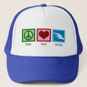 Peace Love Surfing キャップ (正面)