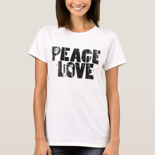 peace&love tシャツ (正面)