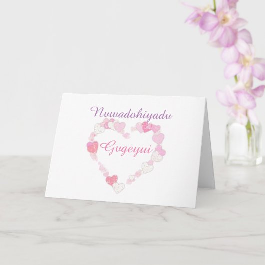 Peace Love Tシャツ カード (蘭)