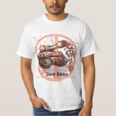 Peace Love Tank Tシャツ (正面)