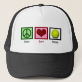 Peace Love Tennis キャップ (正面)