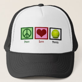 Peace Love Tennis キャップ