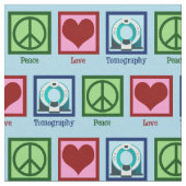 Peace Love Tomography ファブリック (クローズアップ)