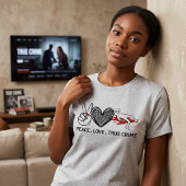 Peace Love True Crime Tシャツ