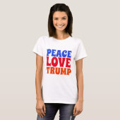 PEACE LOVE TRUMP、ヴィンテージTシャツ Tシャツ (正面フル)
