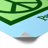 Peace Love Ultrasonography Ultrasound技術者 ポスター (角)