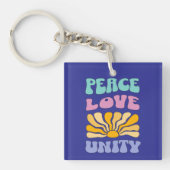 Peace Love Unity キーホルダー (正面)