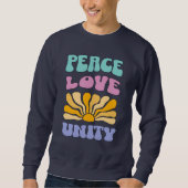 Peace Love Unity スウェットシャツ (正面)