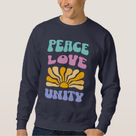 Peace Love Unity スウェットシャツ