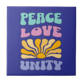 Peace Love Unity タイル (正面)