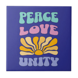 Peace Love Unity タイル