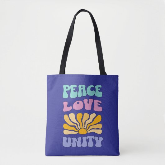Peace Love Unity トートバッグ (正面)