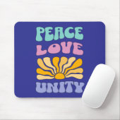 Peace Love Unity マウスパッド (マウス)