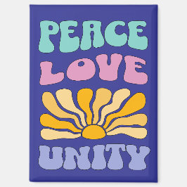 Peace Love Unity マグネット