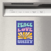Peace Love Unity マグネット (インサイチュ (食洗機))