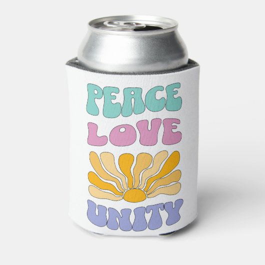 Peace Love Unity 缶クーラー (缶裏面)