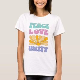 Peace Love Unity Tシャツ