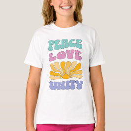 Peace Love Unity Tシャツ