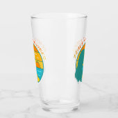 Peace & Love Vibes タンブラーグラス (左)