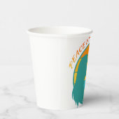 Peace & Love Vibes 紙コップ (右)