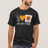 Peace Love Visuals Aac Speech Therapy Slpa Hallowe Tシャツ (正面)