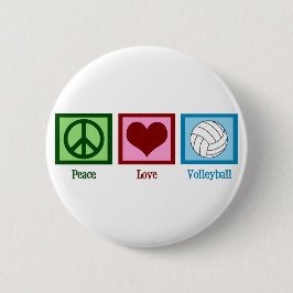 Peace Love Volleyball 缶バッジ