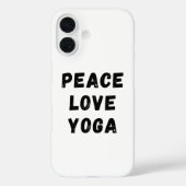 Peace Love Yoga Case-Mate iPhoneケース (裏面)