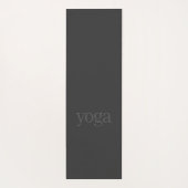 Peace Love Yoga | Motivational Modern Statement ヨガマット (裏面)