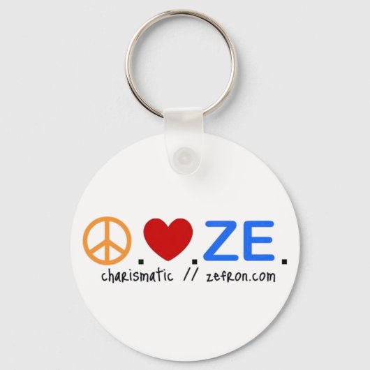 Peace.Love.ZEキーホルダー キーホルダー (正面)