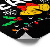 Peace Matching I Come In Peace Couples Santa Hat C ポスター (角)