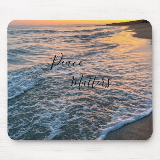 Peace Matters Mousepad マウスパッド (正面)
