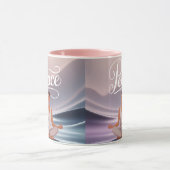 Peace Meditation Mug Lotus Position マグカップ (中央)