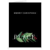 PEACE, Merry Christmas Photo (正面)