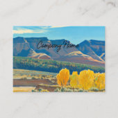 Peace Morning by Maynard Dixon Business Card 名刺 (正面)