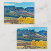 Peace Morning by Maynard Dixon Business Card 名刺 (正面/裏面)