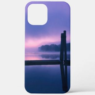 Peace N Serenity-Purple N Pink Sunrise Reflection iPhone 12 Pro Max ケース