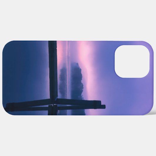 Peace N Serenity-Purple N Pink Sunrise Reflection Case-Mate iPhoneケース (裏面 (横))