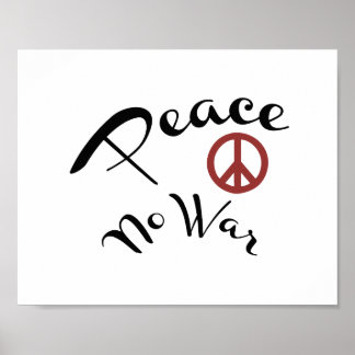 Peace No War Poster(標準写真枠サイズ) ポスター