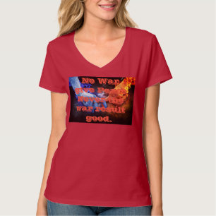 Peace no war Women Tシャツ