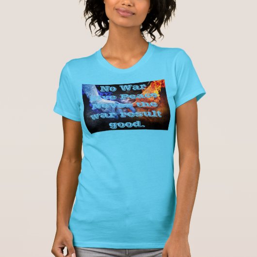 Peace no war Women Tシャツ (正面)