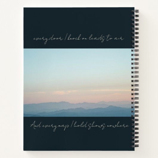 Peace Notebook ノートブック (裏面)