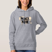 "PEACE. NOW." Global Map T-Shirt パーカ (正面)