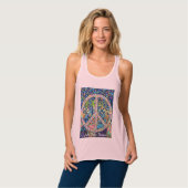 Peace of 自然Racerback Tank Top タンクトップ (正面フル)
