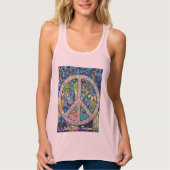 Peace of 自然Racerback Tank Top タンクトップ (正面)