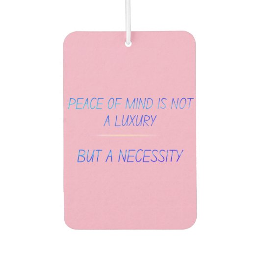 Peace of mind カーエアーフレッシュナー (正面)